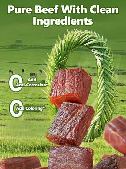 Add high-protein pure beef jerky.-Luke