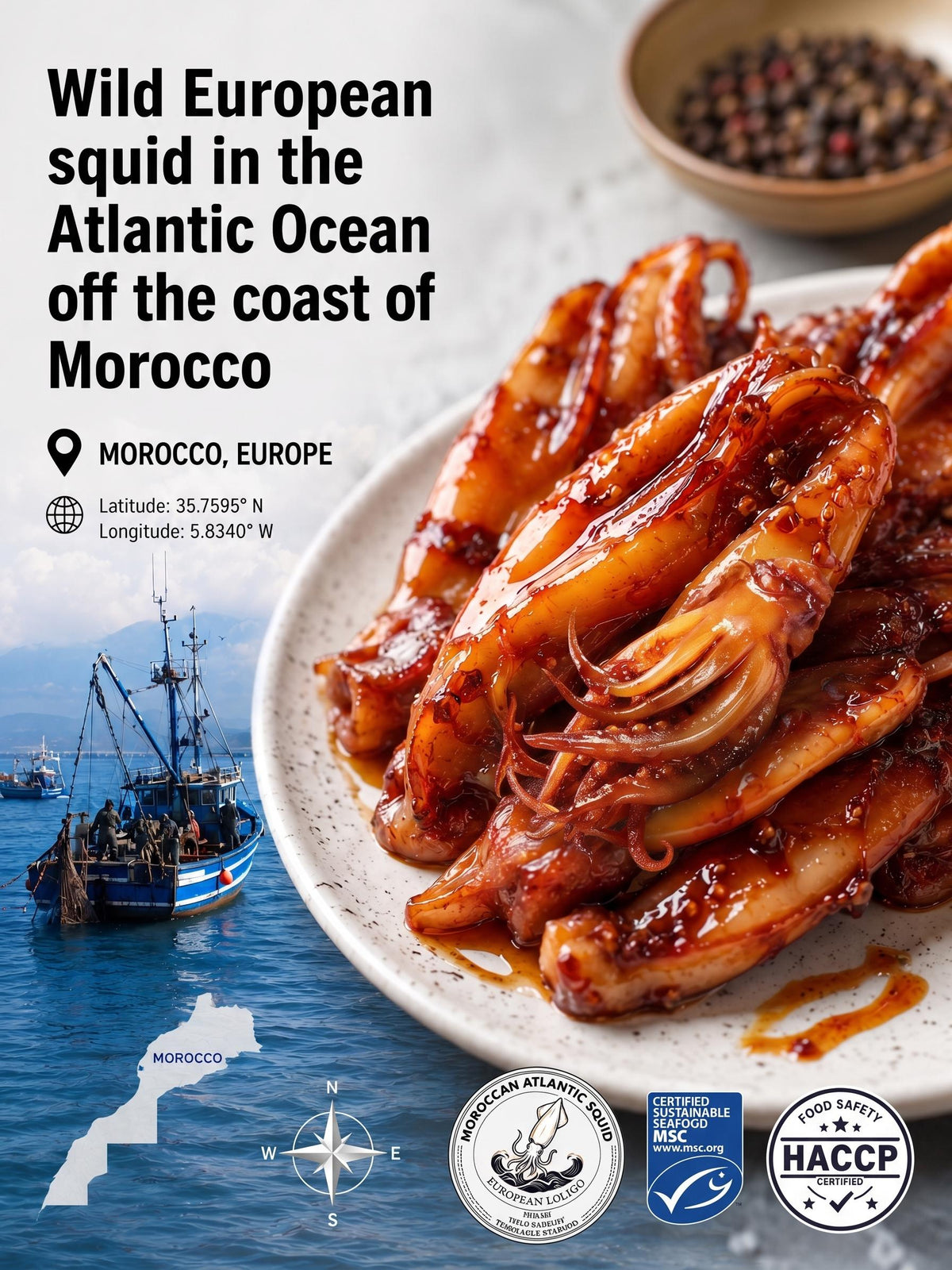 🦑BBQ Roasted Whole Squid Snack – Ready to Eat, Individually Wrapped-Luke