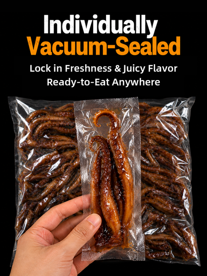 🦑BBQ Roasted Whole Squid Snack – Ready to Eat, Individually Wrapped-Luke
