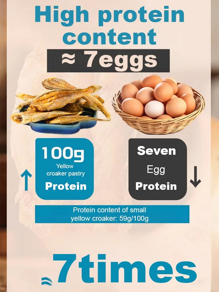 High-protein ready-to-eat deep-sea fish crisps-Luke